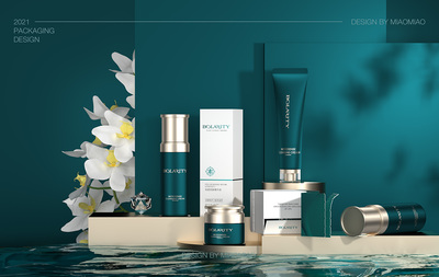 護膚品系列包裝設計 C4D渲染在化妝品領域的應用與優勢
